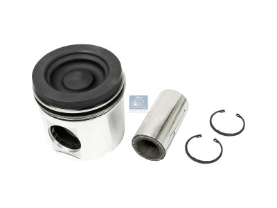 DT Spare Parts - Piston, complete with rings, D: 127 mm, L: 125.2 mm - 1.33162