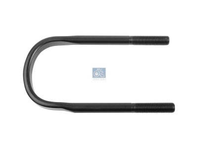DT Spare Parts - U-bolt, r: 40 mm, R: 90 mm, M22 x 2,5, LTh: 80 mm, L: 290 mm, w: 128 mm, 10.9 - 10.16303 - 2 Pack