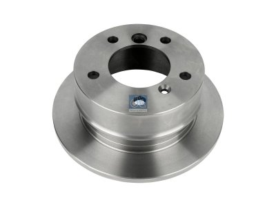 DT Spare Parts - Brake disc, D: 258 mm, 5 bores, b: 15 mm, P: 130 mm, d: 85 mm, H: 96.6 mm, S: 12 mm, s: 10 mm - 4.64648