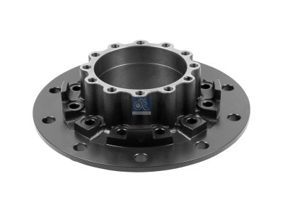 DT Spare Parts - Wheel hub, without bearings, d1: 160 mm, d2: 160 mm, D: 380 mm, 10 bores, b: 22 mm, H: 153 mm - 7.32017