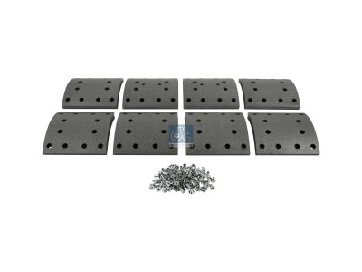 DT Spare Parts - Drum brake lining kit, oversize, W: 200 mm, S: 23 mm - 7.92426