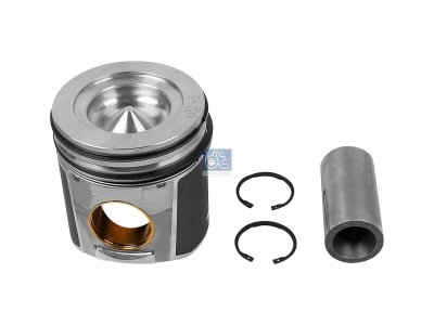 DT Spare Parts - Piston, complete with rings - 7.54658
