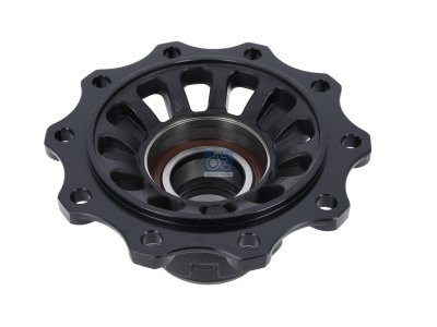 DT Spare Parts - Wheel hub, with bearing, d1: 138 mm, d2: 138 mm, D: 380 mm, 10 bores, b: 22 mm, H: 156 mm - 10.30407