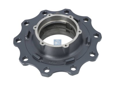 DT Spare Parts - Wheel hub, without bearings, d1: 165 mm, d2: 165 mm, D: 380 mm, 10 bores, b: 22 mm, H: 134.5 mm - 10.30411