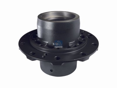 DT Spare Parts - Wheel hub, without bearings, d1: 150 mm, d2: 160 mm, D: 374.5 mm, 10 bores, b: 22 mm, H: 263.5 mm - 4.64746