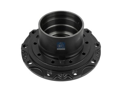 DT Spare Parts - Wheel hub, without bearings, d1: 157 mm, d2: 170 mm, D: 374.5 mm, 10 bores, b: 22 mm, P: 335 mm, H: 263.3 mm - 4.64748