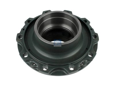 DT Spare Parts - Wheel hub, without bearings, with ABS ring, with oil seal, d1: 170 mm, d2: 180 mm, D: 375 mm, 10 bores, b: 22 mm, H: 213 mm - 4.65035