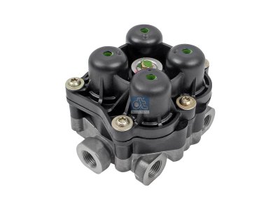 DT Spare Parts - 4-circuit-protection valve, M16 x 1,5, M22 x 1,5, max. 20 bar, Po21: 8 bar, Po22: 8 bar, Po23: 8.3 bar, Po24: 8 bar, Pc21: 5.5 bar, Pc22: 5.5 bar, Pc23: 5.5 bar, Pc24: 5.5 bar - 4.64458