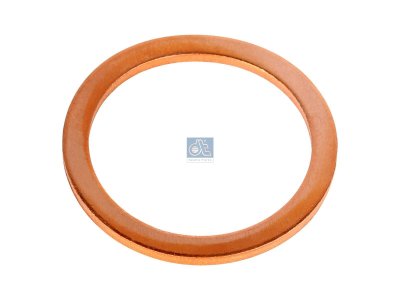 DT Spare Parts - Copper washer, d: 30 mm, D: 38 mm, S: 2 mm - 7.38201 - 50 Pack