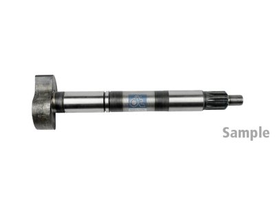 DT Spare Parts - Brake camshaft, left, D: 42 mm, L1: 363.8 mm, L3: 318.8 mm, 10 teeth - 10.23450