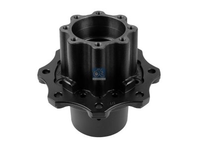 DT Spare Parts - Wheel hub, without bearings, d1: 130 mm, d2: 150 mm, D: 320 mm, 8 bores, b: 20 mm, H: 290 mm - 4.67803
