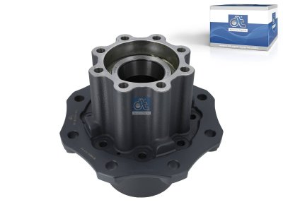 DT Spare Parts - Wheel hub, with bearing, d1: 130 mm, d2: 150 mm, D: 320 mm, 8 bores, b: 20 mm, H: 290 mm - 4.67802