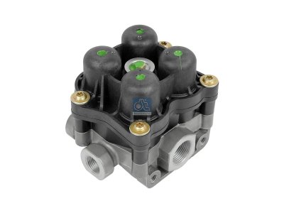 DT Spare Parts - 4-circuit-protection valve, M16 x 1,5, M22 x 1,5, max. 20 bar, Po21: 7 bar, Po22: 7 bar, Po23: 7.2 bar, Po24: 7 bar, Pc21: 5.5 bar, Pc22: 5.5 bar, Pc23: 5.5 bar, Pc24: 5.5 bar - 3.72086