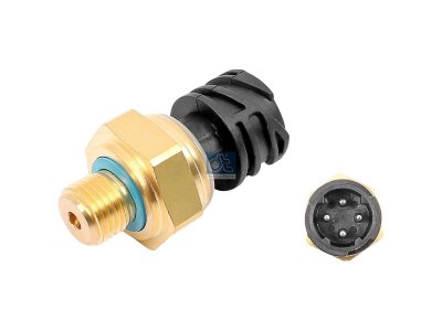 DT Spare Parts - Charge pressure sensor, M14 x 1,5, SW: 27, 4 poles - 5.41221