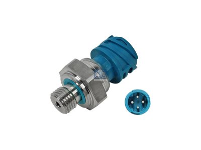 DT Spare Parts - Pressure sensor, fuel, M14 x 1,5, SW: 27, L: 50.4 mm, 4 poles - 5.44009