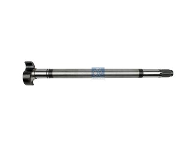 DT Spare Parts - Brake camshaft, left, D: 40 mm, L1: 631.8 mm, L3: 587.5 mm, 10 teeth - 10.23538
