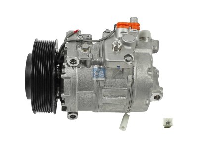 DT Spare Parts - Compressor, air conditioning, oil filled, 24 V, 9 PK, DP: 130 mm, 9 grooves - 4.66352