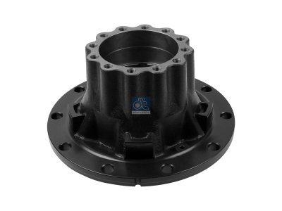 DT Spare Parts - Wheel hub, without bearings, d1: 145 mm, d2: 160 mm, D: 369 mm, 10 bores, b: 22 mm, H: 230 mm - 3.67636