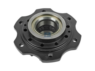 DT Spare Parts - Wheel hub, with bearing, d1: 140 mm, d2: 140 mm, D: 121.5 mm, 6 bores, b: 18 mm, H: 290 mm - 3.67639