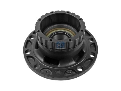 DT Spare Parts - Wheel hub, with bearing, d1: 148 mm, d2: 148 mm, D: 383.4 mm, 10 bores, b: 27 mm, H: 226 mm - 2.65286