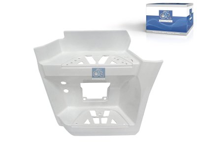 DT Spare Parts - Step well case, left, white, primed - 4.66621