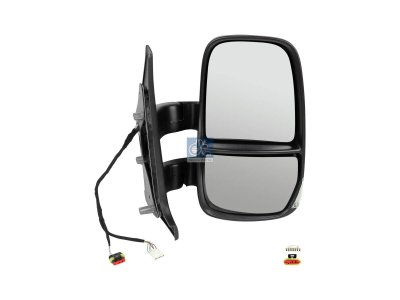 DT Spare Parts - Main mirror, complete, right, 12 V - 7.73141