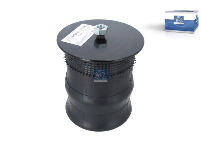 DT Spare Parts - Air spring, with steel piston, D: 196 mm, Dmax: 232 mm, M10 x 1, M18 x 1,5, L: 234 mm - 4.81375