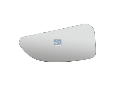 DT Spare Parts - Mirror glass, wide view mirror, left - 6.75111