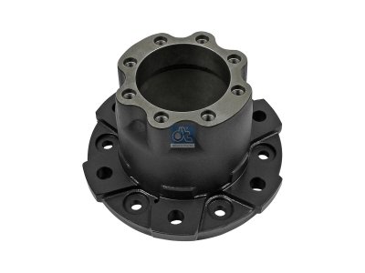 DT Spare Parts - Wheel hub, without bearings, d: 130 mm, D: 250 mm, 6 bores, b: 18 mm, H: 140 mm - 4.67811