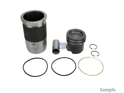 DT Spare Parts - Piston with liner, D: 102 mm - 6.91162