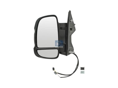 DT Spare Parts - Main mirror, left, with temperature sensor - 12.83002