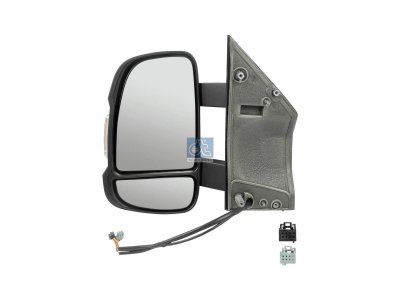 DT Spare Parts - Main mirror, left, heated, electrical, with temperature sensor - 12.83008