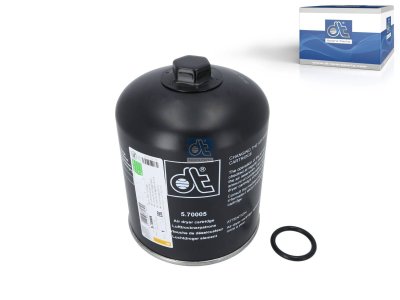 DT Spare Parts - Air dryer cartridge, with coalescence filter, 2-stage, D: 136 mm, M39 x 1,5R, SW: 30, H: 178 mm - 5.70005