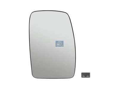 DT Spare Parts - Mirror glass, main mirror, right, heatable, W: 191 mm, H: 264 mm - 6.75114