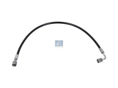 DT Spare Parts - Hose line, cabin tilt, D: 9 mm, M12 x 1,5, M12 x 1,5, L: 570 mm, L1: 565 mm, 362 bar - 3.84077