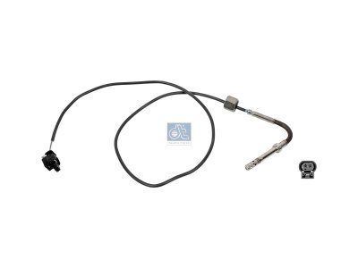 DT Spare Parts - Exhaust gas temperature sensor, M14 x 1,5, SW: 17, L: 815 mm, L: 740 mm, ?: 60 , 2 poles - 4.69751