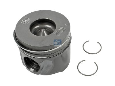 DT Spare Parts - Piston, complete with rings, D: 86 mm, L: 74 mm - 13.47201