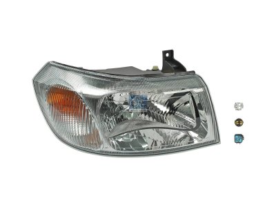 DT Spare Parts - Headlamp, right, electrical height control, H4 - 13.77009