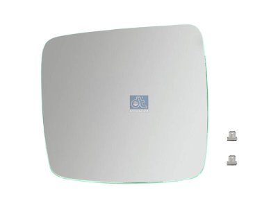 DT Spare Parts - Mirror glass, wide view mirror, heated, D: 300 mm, R: 300 mm, W: 190 mm, H: 190 mm - 2.73356