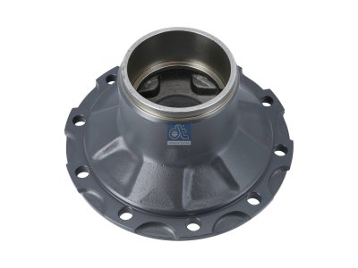 DT Spare Parts - Wheel hub, without bearings, d1: 110 mm, d2: 150 mm, D: 376 mm, 10 bores, b: 22 mm, H: 176 mm - 4.69669