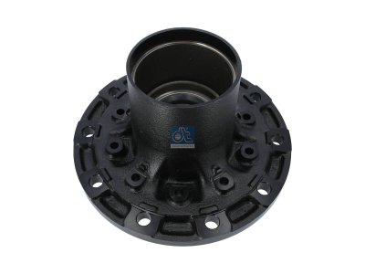 DT Spare Parts - Wheel hub, without bearings, d1: 140 mm, d2: 140 mm, D: 382 mm, 10 bores, b: 22 mm, H: 259 mm - 4.69668