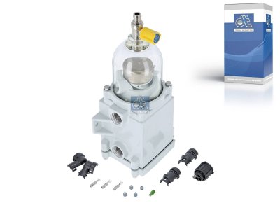DT Spare Parts - Fuel filter, water separator, heatable - 3.22024