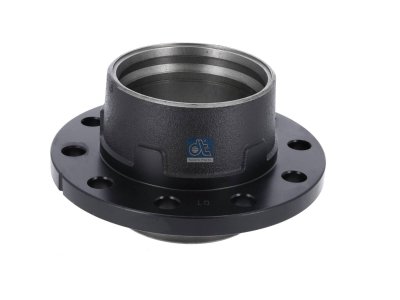 DT Spare Parts - Wheel hub, without bearings, d1: 138 mm, d2: 138 mm, D: 270 mm, 10 bores, b: 22 mm, H: 148 mm - 10.30418