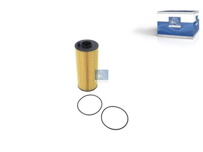 DT Spare Parts - Oil filter insert, d1: 16 mm, d2: 44 mm, D: 109 mm, H: 242.5 mm - 5.45164