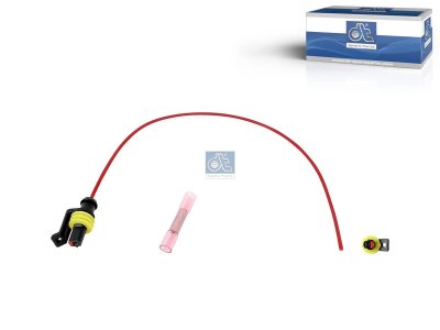 DT Spare Parts - Repair kit, plug, L: 250 mm, female, 0,75 qmm, 1 poles - 9.79204