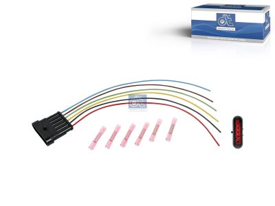 DT Spare Parts - Repair kit, plug, L: 250 mm, male, 0,75 qmm, 6 poles - 9.79215