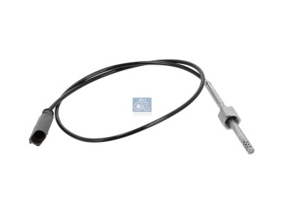 DT Spare Parts - Exhaust gas temperature sensor, M14 x 1,5, SW: 17, L: 810 mm, L: 660 mm, 2 poles - 11.80628