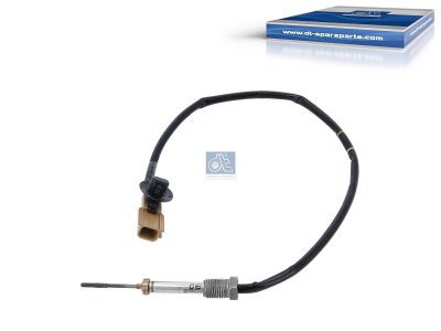 DT Spare Parts - Exhaust gas temperature sensor, M12 x 1,25, SW: 14, L: 530 mm, L: 400 mm, 2 poles - 6.27368