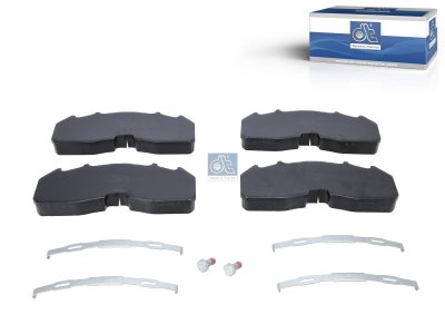 DT Spare Parts - Disc brake pad kit, W: 249.5 mm, S: 29.3 mm, H: 106.8 mm - 1.35032