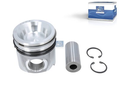 DT Spare Parts - Piston, complete with rings - 7.54676